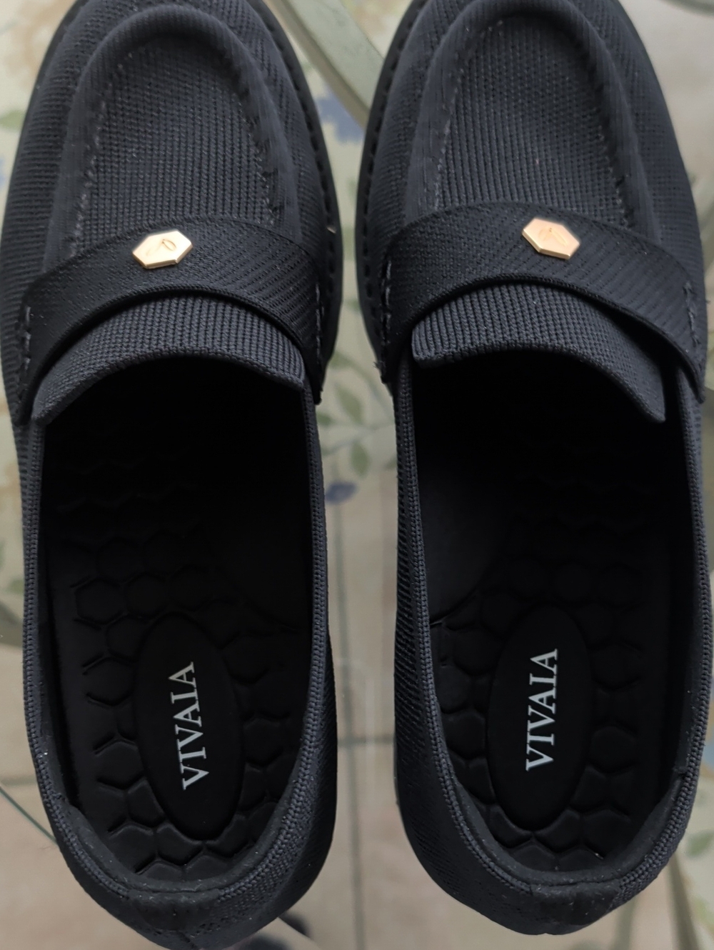 Vivala Women’s Black Slip-On Loafers